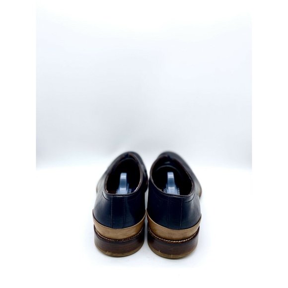 JOHNSTON & MURPHY Limited Men’s 9.5 D/B Black Cap Toe Oxfords Dress Shoes Formal - Picture 5 of 7